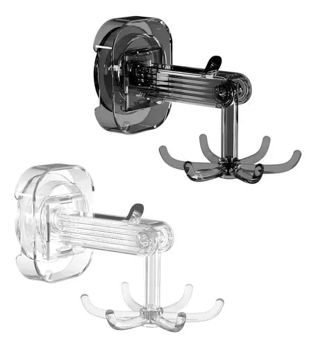 Par de Ganchos De Cocina Flexible y Adhesivo